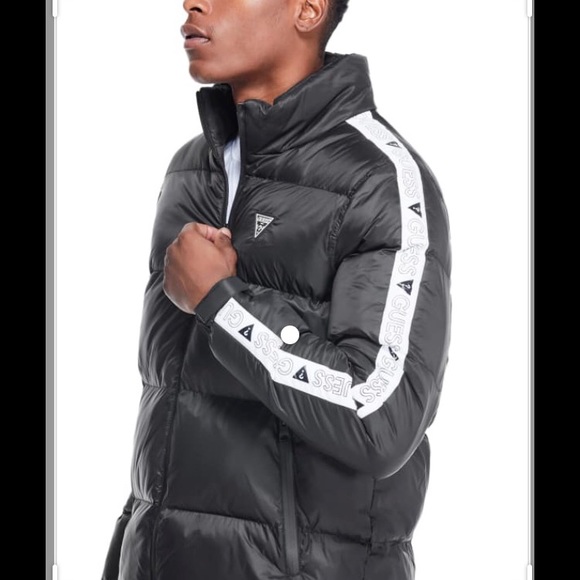 Guess Mens Angelo Logo Puffer Jacket NEW! - Picture 2 of 2